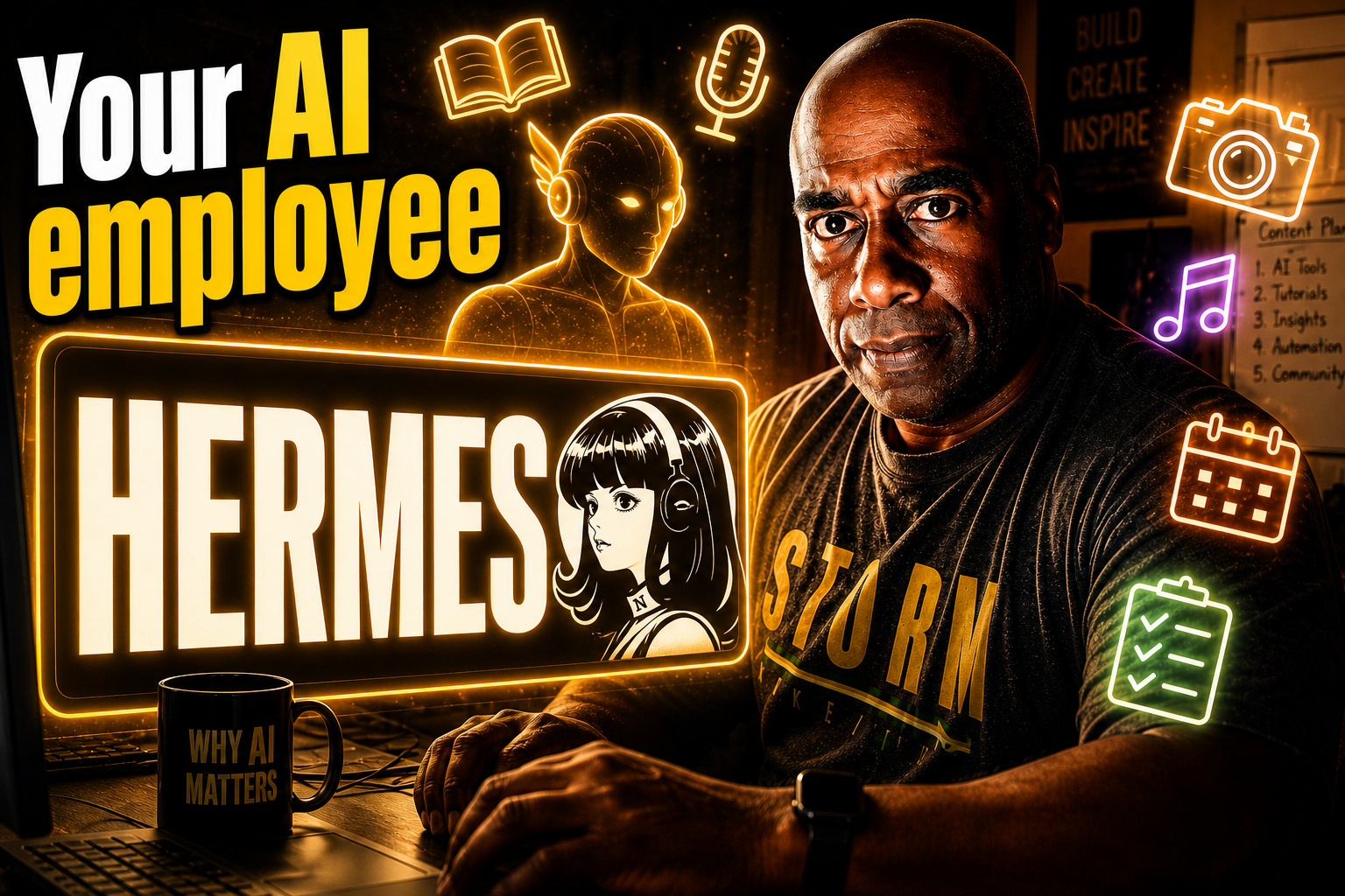 Hermes Agent for Creators livestream